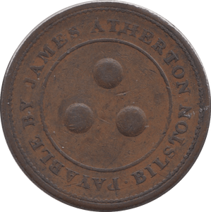 1813 PENNY TOKEN BILSTON - Token - Cambridgeshire Coins