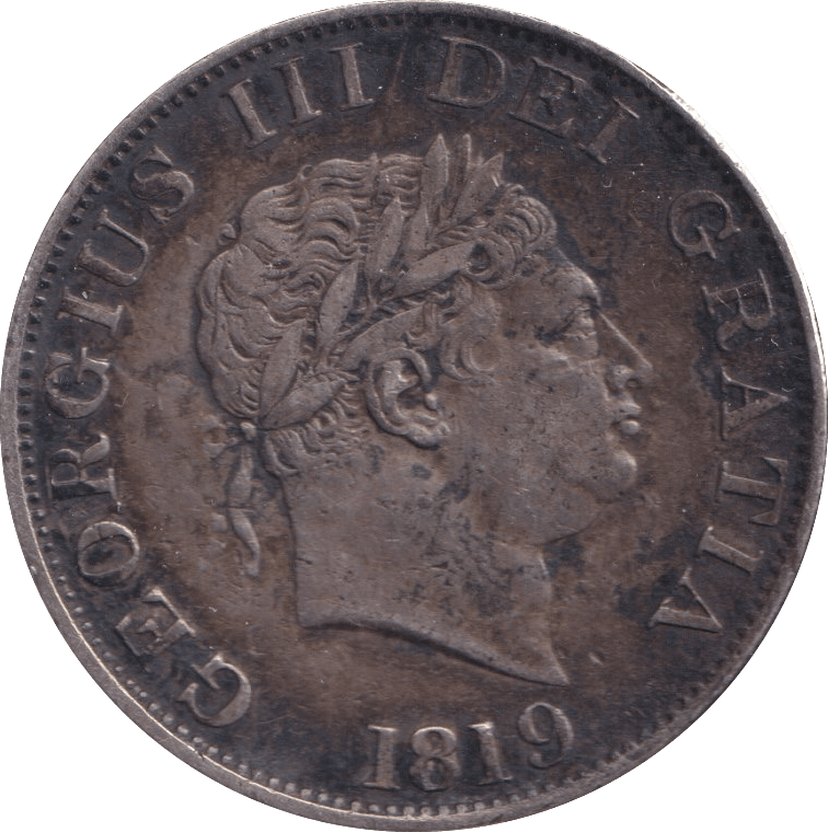 1819 HALFCROWN ( VF ) - Halfcrown - Cambridgeshire Coins