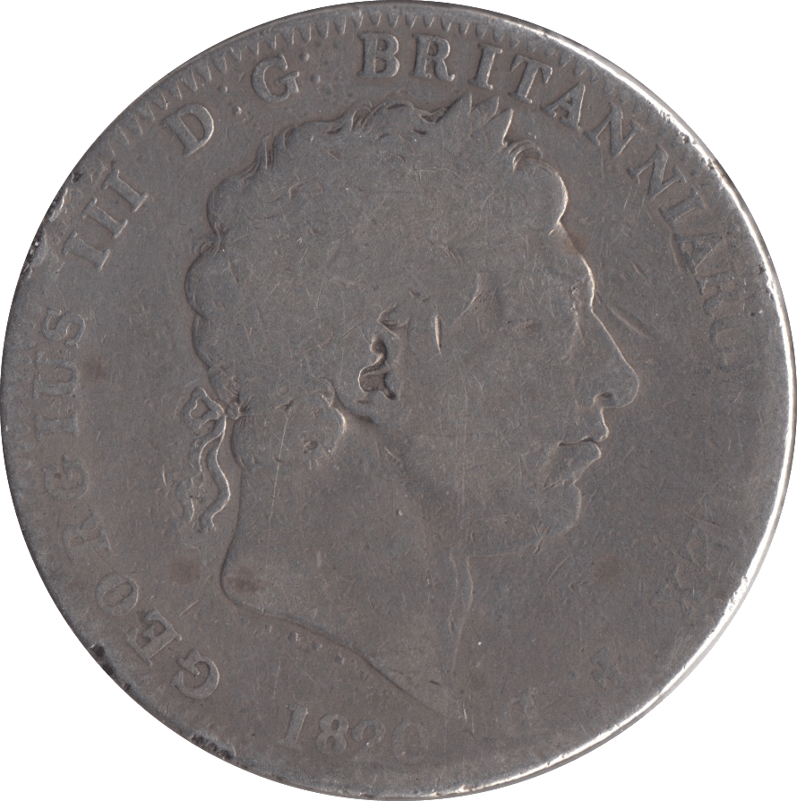 1820 CROWN ( FAIR ) LX - Crown - Cambridgeshire Coins