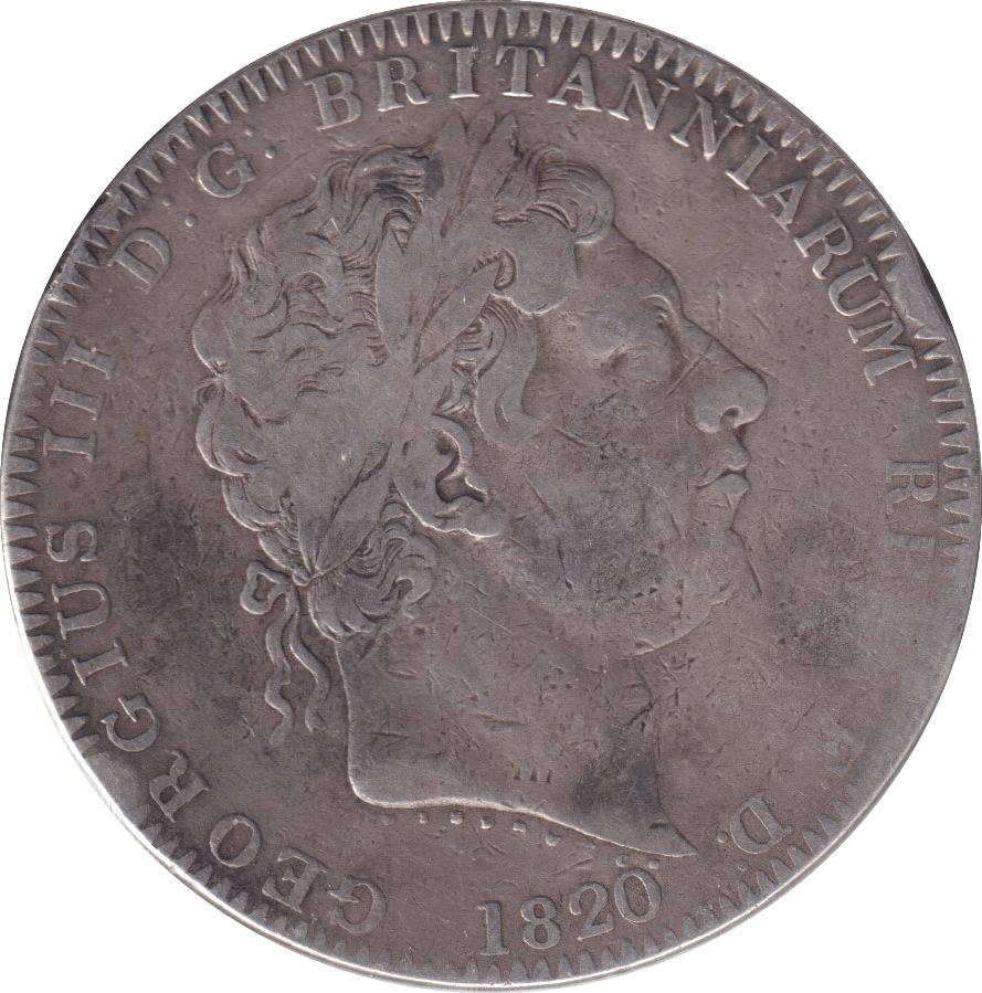 1820 CROWN ( FINE ) LX - Crown - Cambridgeshire Coins