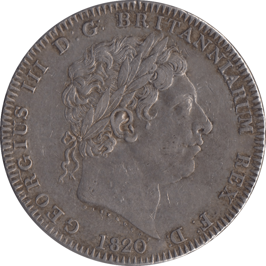 1820 CROWN ( GVF ) LX - Crown - Cambridgeshire Coins