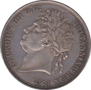 1821 CROWN ( UNC ) SECUNDO GEORGE IV - Crown - Cambridgeshire Coins