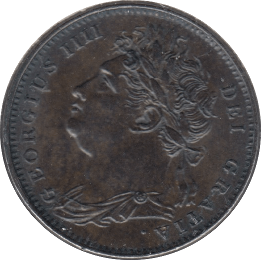 1821 FARTHING ( AUNC ) - Cambridgeshire Coins