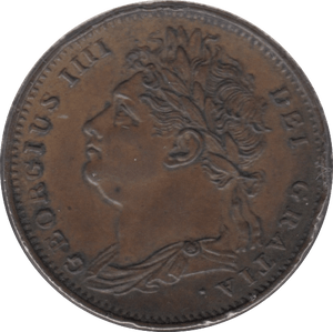 1821 FARTHING ( EF ) 1 - Farthing - Cambridgeshire Coins