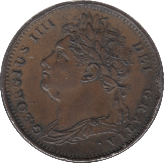 1821 FARTHING ( EF ) 1 - Farthing - Cambridgeshire Coins