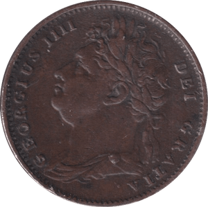 1821 FARTHING ( GF ) - Farthing - Cambridgeshire Coins