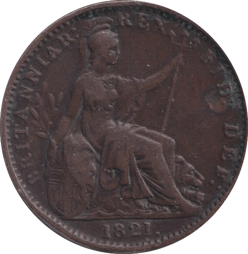 1821 FARTHING ( GF ) - Farthing - Cambridgeshire Coins