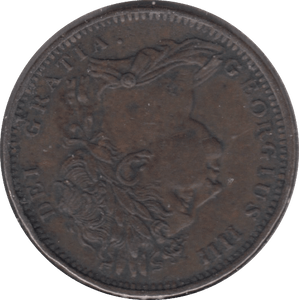 1821 FARTHING ( GVF ) - Cambridgeshire Coins