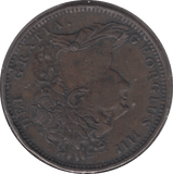 1821 FARTHING ( GVF ) - Cambridgeshire Coins