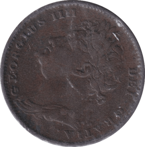 1821 FARTHING ( VF ) - Farthing - Cambridgeshire Coins