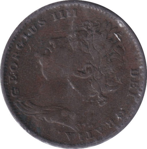 1821 FARTHING ( VF ) - Farthing - Cambridgeshire Coins