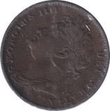 1821 FARTHING ( VF ) - Farthing - Cambridgeshire Coins