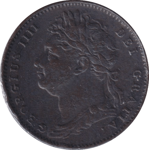 1821 FARTHING ( VF ) - Farthing - Cambridgeshire Coins