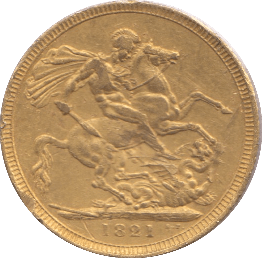 1821 GOLD SOVEREIGN ( VF ) - Sovereign - Cambridgeshire Coins