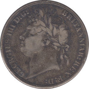 1822 CROWN ( FINE ) TERTIO - Crown - Cambridgeshire Coins