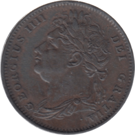 1822 FARTHING ( EF ) 23 - Farthing - Cambridgeshire Coins