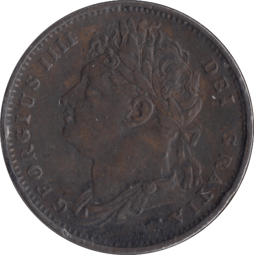 1822 FARTHING ( EF ) 2 - Farthing - Cambridgeshire Coins