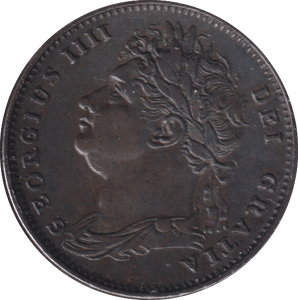 1822 FARTHING ( EF ) - Farthing - Cambridgeshire Coins