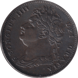 1822 FARTHING ( EF ) - Farthing - Cambridgeshire Coins