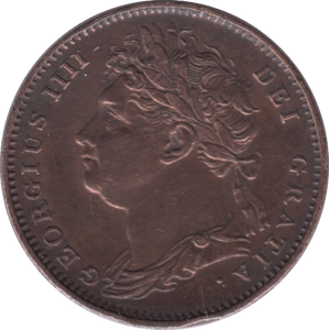 1822 FARTHING ( EF ) - Farthing - Cambridgeshire Coins