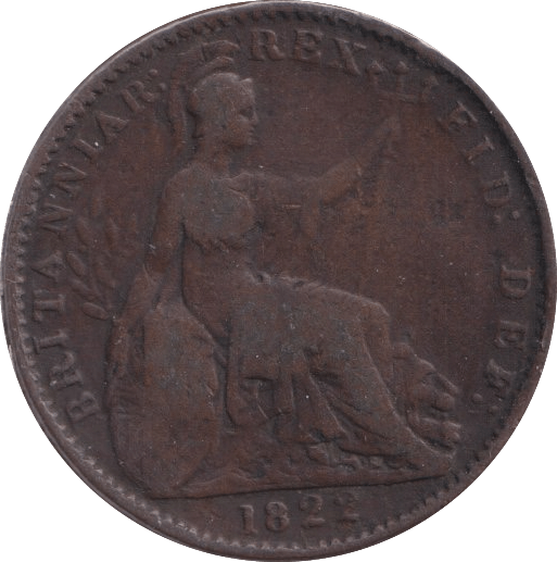 1822 FARTHING ( FINE ) - Farthing - Cambridgeshire Coins