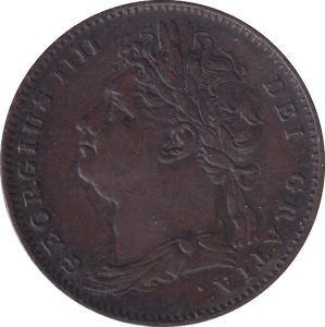 1822 FARTHING ( GVF ) - Farthing - Cambridgeshire Coins