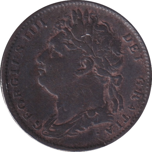 1822 FARTHING ( VF ) - Farthing - Cambridgeshire Coins