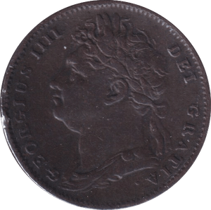 1822 FARTHING ( VF ) - Farthing - Cambridgeshire Coins