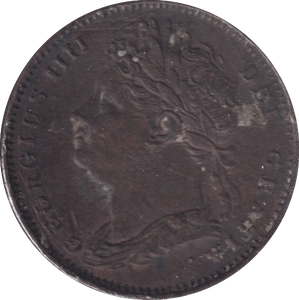 1822 FARTHING ( VF ) - Farthing - Cambridgeshire Coins