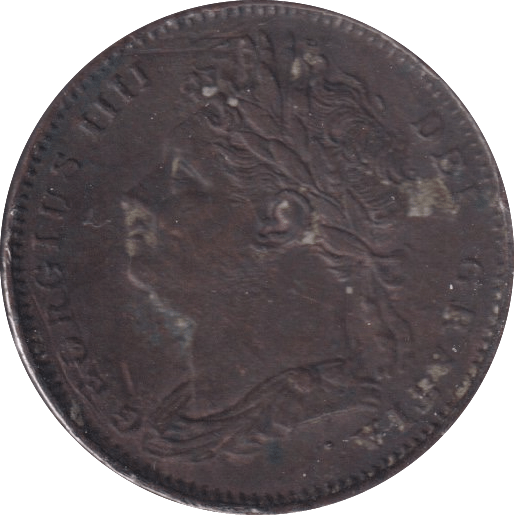 1822 FARTHING ( VF ) - Farthing - Cambridgeshire Coins