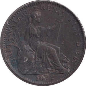 1822 FARTHING ( VF ) - Farthing - Cambridgeshire Coins