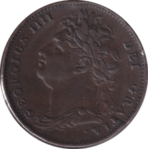 1822 FARTHING ( VF ) - Farthing - Cambridgeshire Coins