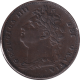 1822 FARTHING ( VF ) - Farthing - Cambridgeshire Coins