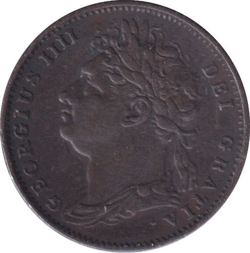 1822 FARTHING ( VF ) - Farthing - Cambridgeshire Coins