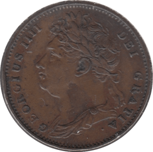 1823 FARTHING ( EF ) 1 - Farthing - Cambridgeshire Coins