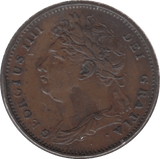 1823 FARTHING ( EF ) 1 - Farthing - Cambridgeshire Coins