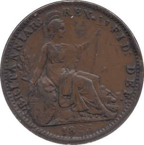 1823 FARTHING ( EF ) 2 - Farthing - Cambridgeshire Coins