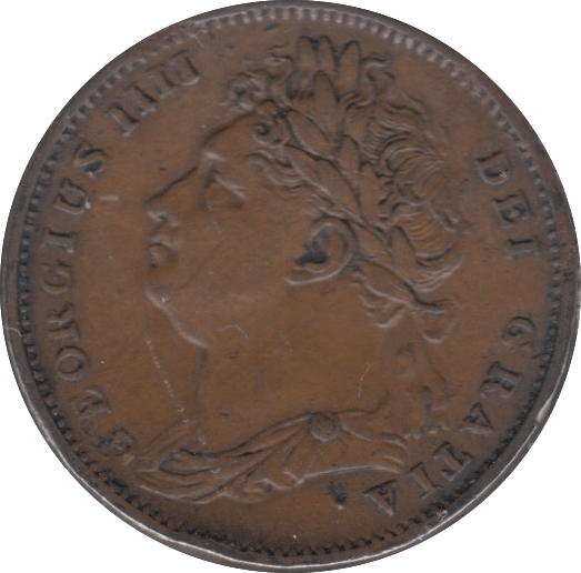 1823 FARTHING ( EF ) 2 - Farthing - Cambridgeshire Coins