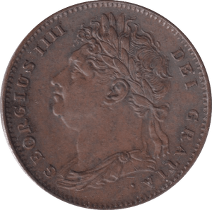 1823 FARTHING ( EF ) - Farthing - Cambridgeshire Coins