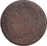 1823 FARTHING ( EF ) - Farthing - Cambridgeshire Coins