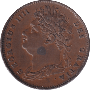 1823 FARTHING ( EF ) - Farthing - Cambridgeshire Coins