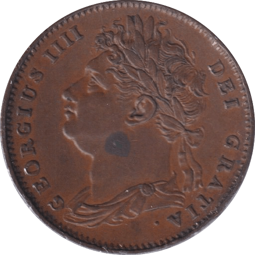 1823 FARTHING ( EF ) - Farthing - Cambridgeshire Coins