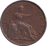 1823 FARTHING ( EF ) - Farthing - Cambridgeshire Coins