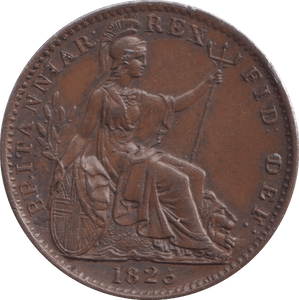 1823 FARTHING ( EF ) - Farthing - Cambridgeshire Coins