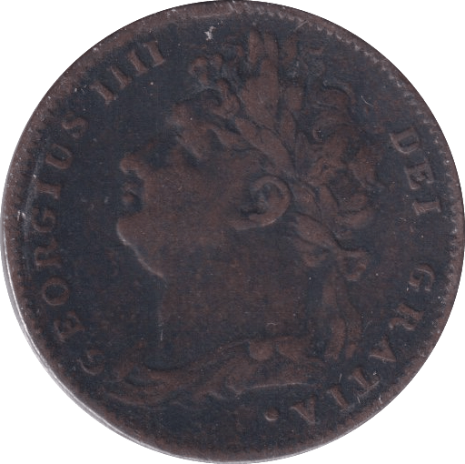 1823 FARTHING ( FINE ) - Farthing - Cambridgeshire Coins