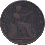 1823 FARTHING ( FINE ) - Farthing - Cambridgeshire Coins