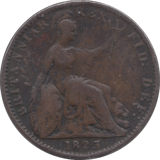 1823 FARTHING ( GF ) 2 - Farthing - Cambridgeshire Coins