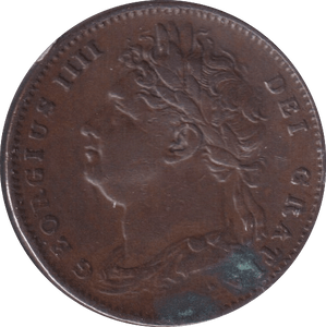 1823 FARTHING ( VF ) - Farthing - Cambridgeshire Coins