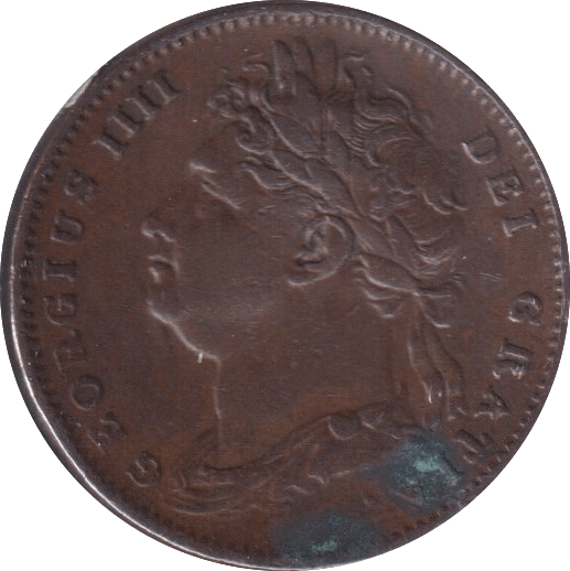 1823 FARTHING ( VF ) - Farthing - Cambridgeshire Coins