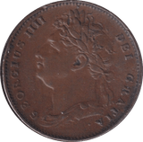 1823 FARTHING ( VF ) - Farthing - Cambridgeshire Coins